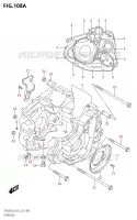 CARTERS MOTEUR pour Suzuki DR 650 2018