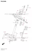 COLONNE DE DIRECTION pour Suzuki DR 650 2018