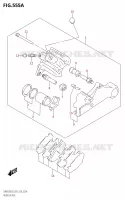 ETRIER DE FREIN ARRIERE pour Suzuki DR 650 2018