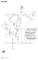 RESERVOIR D'ESSENCE8:E03) pour Suzuki DR 650 2018