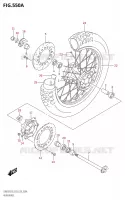 ROUE ARRIERE pour Suzuki DR 650 2018