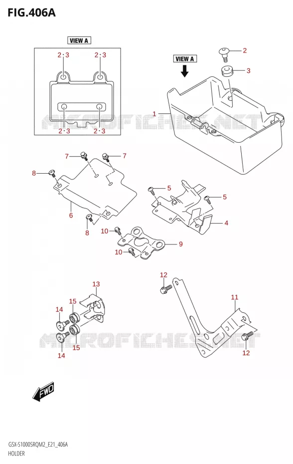 SUPPORT Suzuki MOTO 1000 KATANA 2022  GSX-S1000SRQ M2 (E21)
