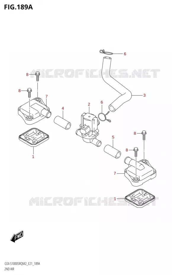SYSTEME RECYCLAGE GAZ ECHAPPEMENT Suzuki MOTO 1000 KATANA 2022  GSX-S1000SRQ M2 (E21)