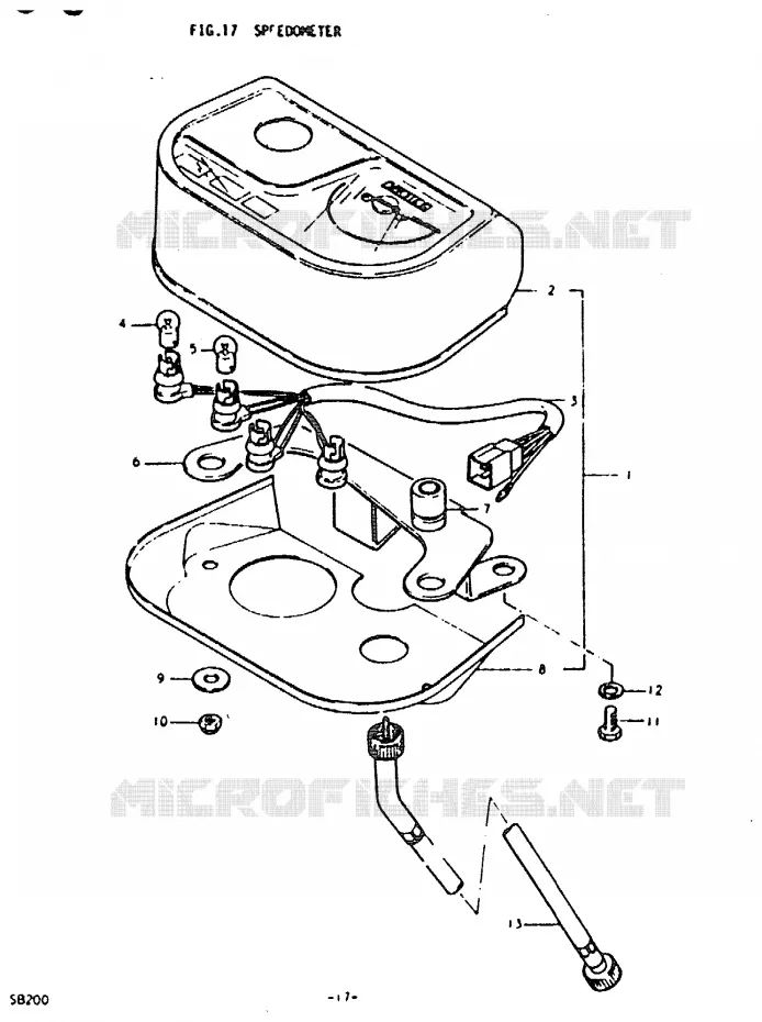 COMPTEUR Suzuki MOTO 200 Autres-modeles 1979  SB200N