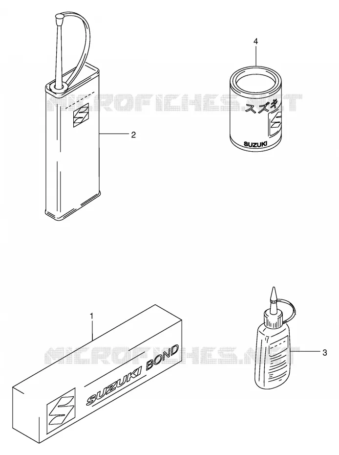 OPTIONS Suzuki MOTO 85 RM 2004  RM85LK4(P3/P28)