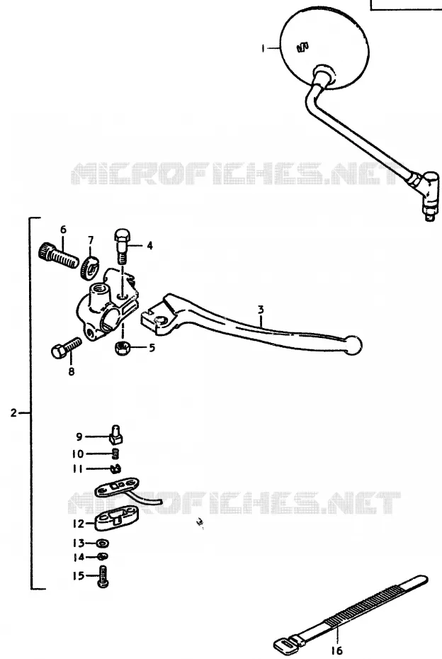 PIECES MARCHES SPECIAUX (E4) Suzuki MOTO 370 SP 1978  SP370C(C/N)