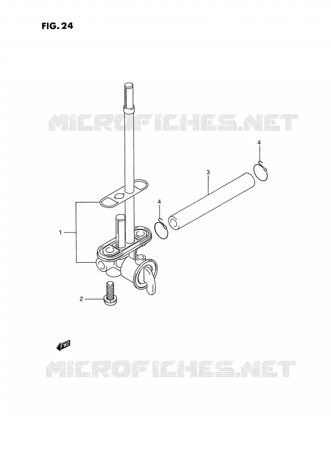 ROBINET D'ESSENCE Suzuki MOTO 250 RMX 1995  RMX250S(E3)