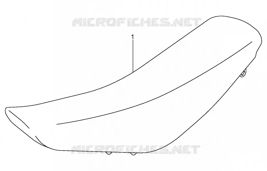 SELLE (MODELE K2/K3/K4) Suzuki MOTO 85 RM 2003  RM85LK3(P3/P28)