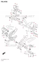 REPOSE PIEDS pour Suzuki GSX-S 1000 2022