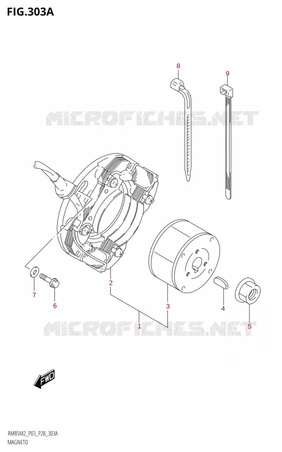 ALLUMAGE ROTOR - STATOR Suzuki MOTO 85 RM 2022  RM85 M2 (E28 / E33)