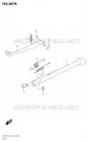 BEQUILLE pour Suzuki DR 650 2021