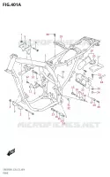 CADRE (E28) pour Suzuki DR 650 2021