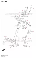 COLONNE DE DIRECTION pour Suzuki DR 650 2021