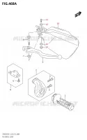 LEVIER DROIT   POIGNEE DROITE pour Suzuki DR 650 2021