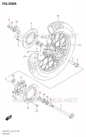 ROUE ARRIERE pour Suzuki DR 650 2021