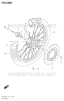 ROUE AVANT pour Suzuki DR 650 2021