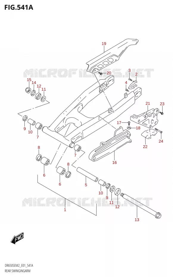 BRAS OSCILLANT Suzuki MOTO 650 DR 2022  DR650SE M2 (E01)