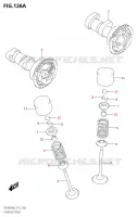 ARBRE A CAMES   SOUPAPES pour Suzuki RM-Z 450 2022