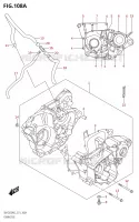 CARTERS MOTEUR pour Suzuki RM-Z 450 2022