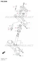 COLONNE DE DIRECTION pour Suzuki RM-Z 450 2022