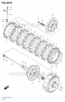 EMBRAYAGE pour Suzuki RM-Z 450 2022
