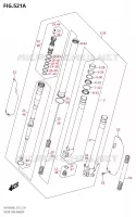 FOURCHE pour Suzuki RM-Z 450 2022