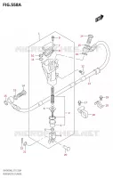 MAITRE CYLINDRE DE FREIN ARRIERE pour Suzuki RM-Z 450 2022