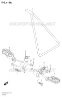 REPOSE PIEDS pour Suzuki RM-Z 450 2022