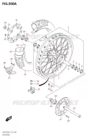 ROUE ARRIERE pour Suzuki RM-Z 450 2022