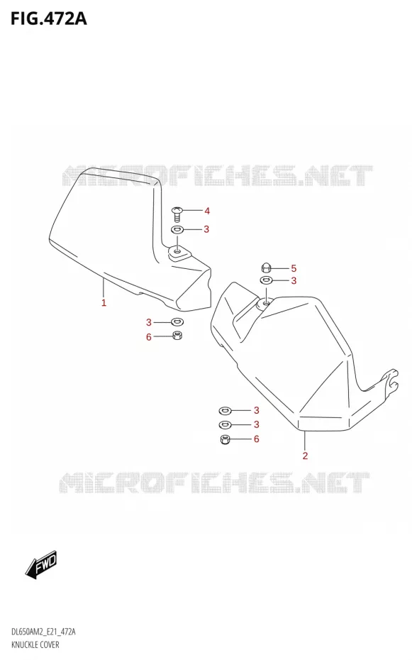 PROTEGES MAINSDL650XAM2 E21) Suzuki MOTO 650 V-STROM 2022  DL650XA M2 (E21)