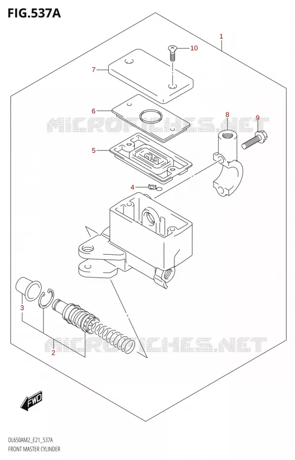 MAITRE CYLINDRE AVANT Suzuki MOTO 650 V-STROM 2022  DL650AU M2 / DL650XAUE M2 (E21)