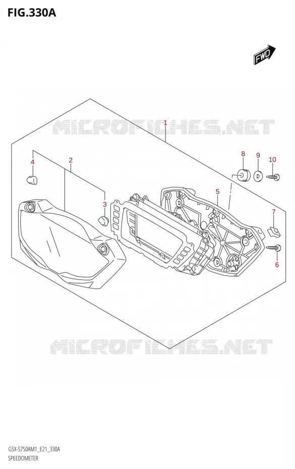 COMPTEUR Suzuki MOTO 750 GSX-S 2021  GSX-S750UQ / ​GSX-S750UQZ M1 (E21)