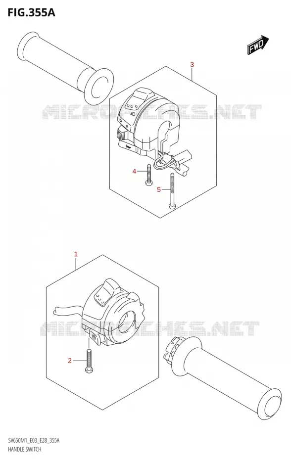 COMMODOSOMMUTATEUR (SV650,SV650A) Suzuki MOTO 650 SV 2021  SV650 M1 (E03,E28,E33)