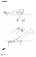 BEQUILLE (SV650A,SV650AU) pour Suzuki SV 650 2022