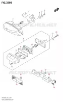 ENSEMBLE FEU ARRIERE pour Suzuki SV 650 2022