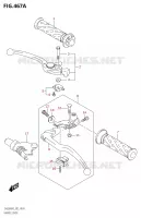ENSEMBLE LEVIERS   POIGNEES pour Suzuki SV 650 2022