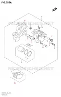ETRIER DE FREIN ARRIERE pour Suzuki SV 650 2022