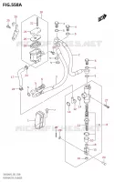 MAITRE CYLINDRE ARRIERE pour Suzuki SV 650 2022