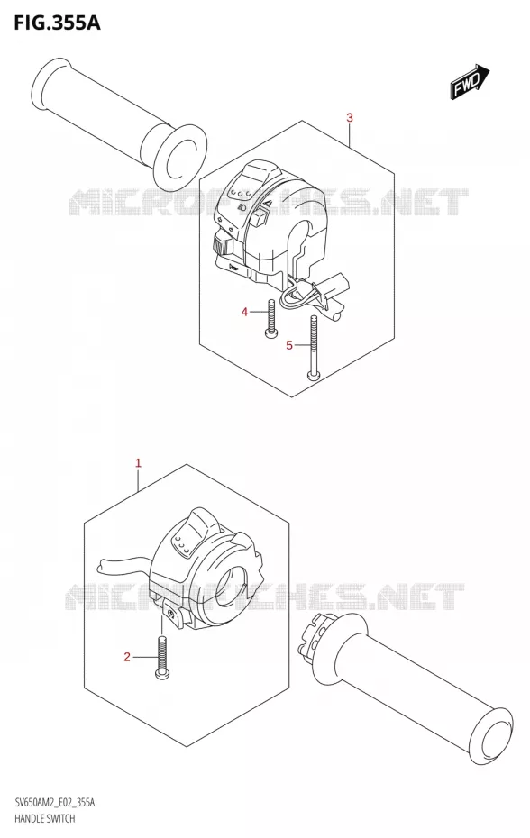 COMMODOSOMMUTATEUR (SV650A,SV650AU) Suzuki MOTO 650 SV 2022  SV650A M2 (E02,E19)