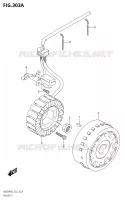 ALLUMAGE ROTOR   STATOR pour Suzuki BURGMAN 400 2022
