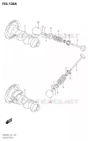 ARBRE A CAMES   SOUPAPES pour Suzuki BURGMAN 400 2022