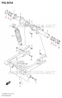 BRAS OSCILLANT ARRIERE pour Suzuki KINGQUAD 400 2020
