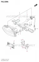 ENSEMBLE FEU ARRIERE pour Suzuki KINGQUAD 400 2020