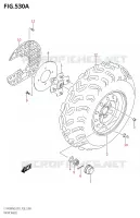 ROUE AVANT pour Suzuki KINGQUAD 400 2020