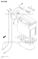 BATTERIE pour Suzuki KINGQUAD 400 2021