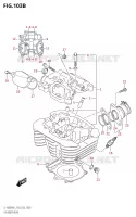 CULASSE pour Suzuki KINGQUAD 400 2021
