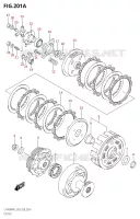 EMBRAYAGE pour Suzuki KINGQUAD 400 2021