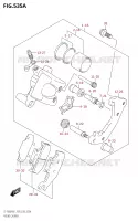 ETRIER DE FREIN AVANT pour Suzuki KINGQUAD 400 2021