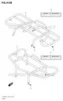 PORTE PAQUET (P28) pour Suzuki KINGQUAD 400 2021
