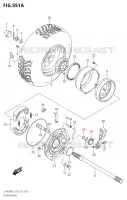 ROUE ARRIERE DROITE pour Suzuki KINGQUAD 400 2021
